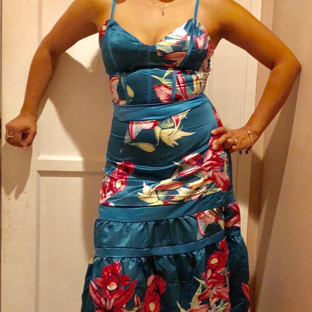 Teal Green/Blue Cocktail Dress